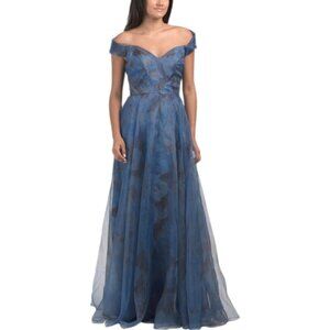 RENE BY RENE RUIZ Off The Shoulder Organza Gown